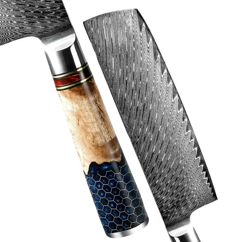 Couteau Nakiri Lame Damas