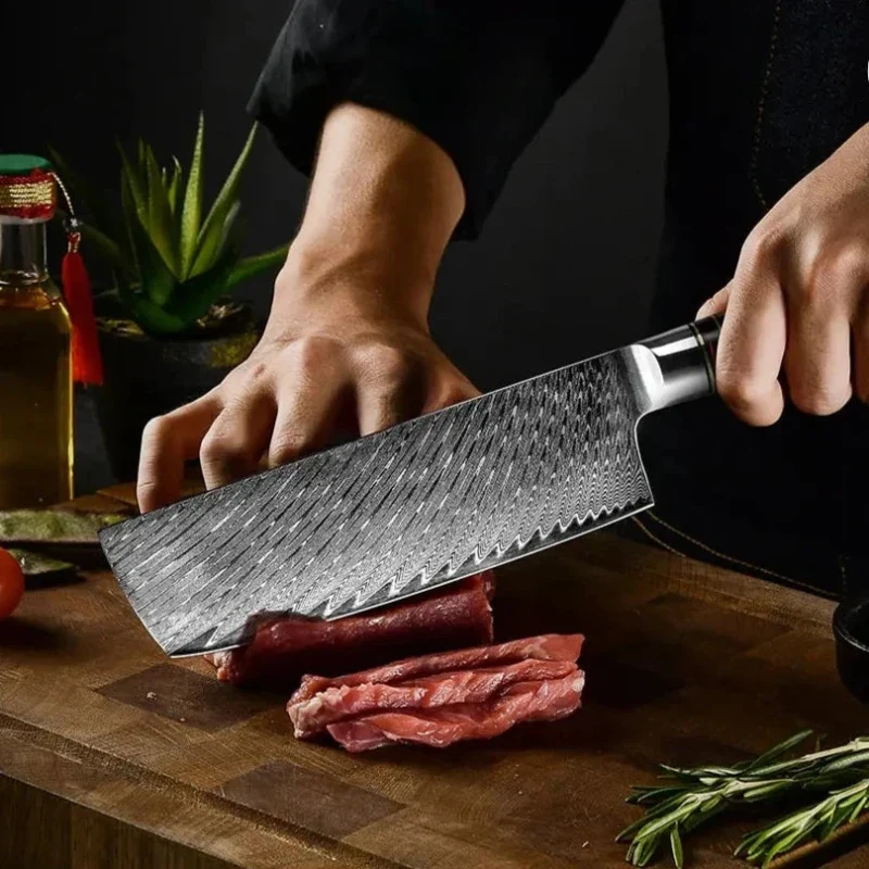 Couteau Nakiri Lame Damas