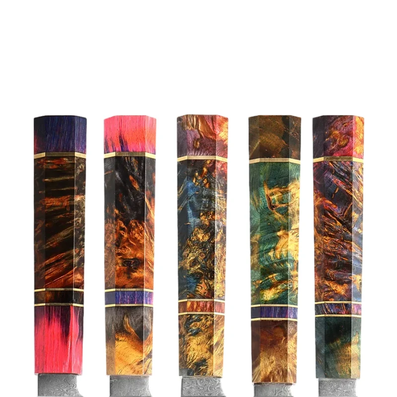Couteau Japonais en Acier Damas