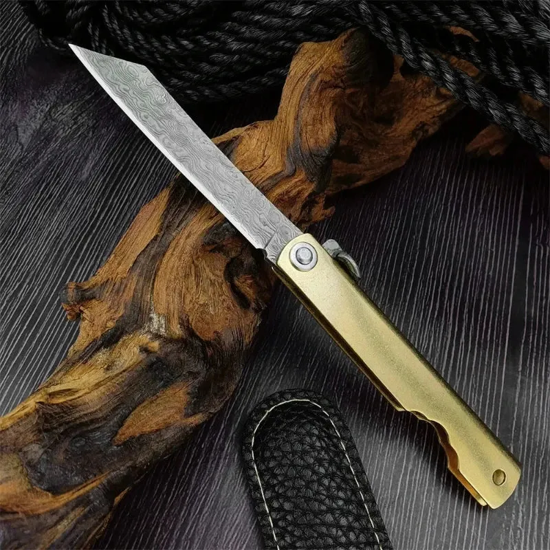 Couteau Japonais Damas Pas Cher