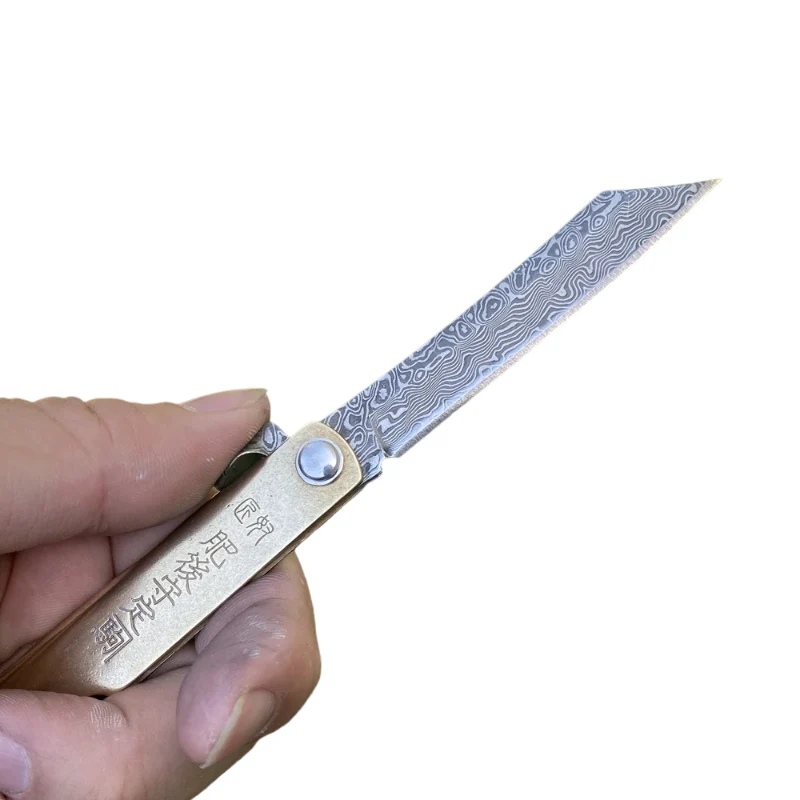 Couteau Japonais Higonokami Damas