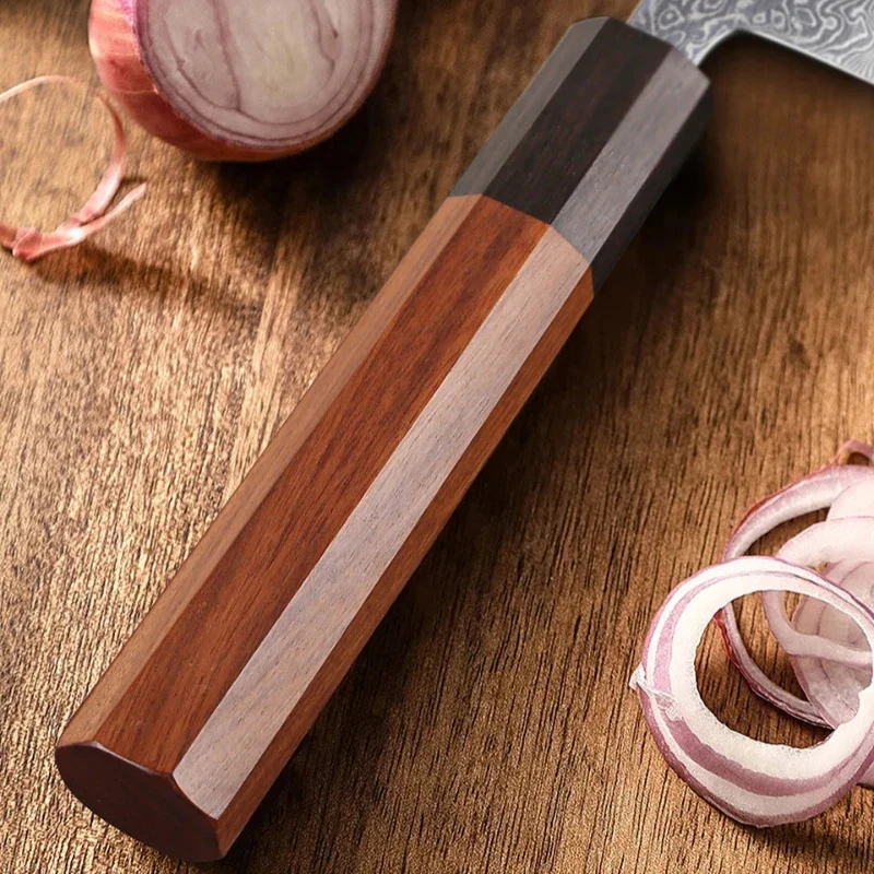 Couteau Santoku Japonais Lame Damas