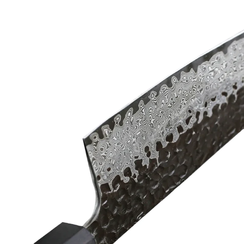 Couteau Santoku Damas Martelé
