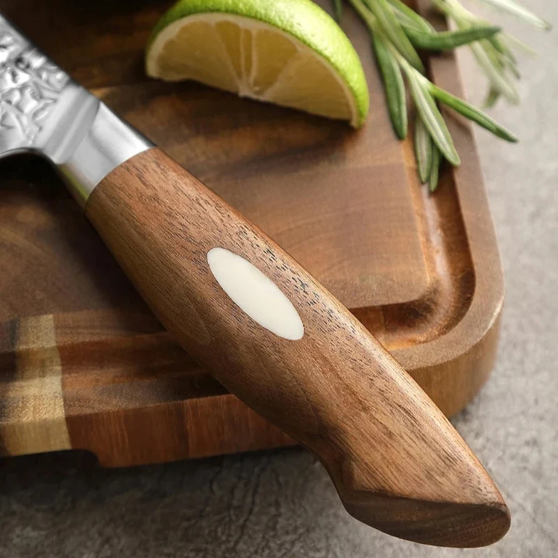 Couteau de Cuisine Japonais Lame Damas