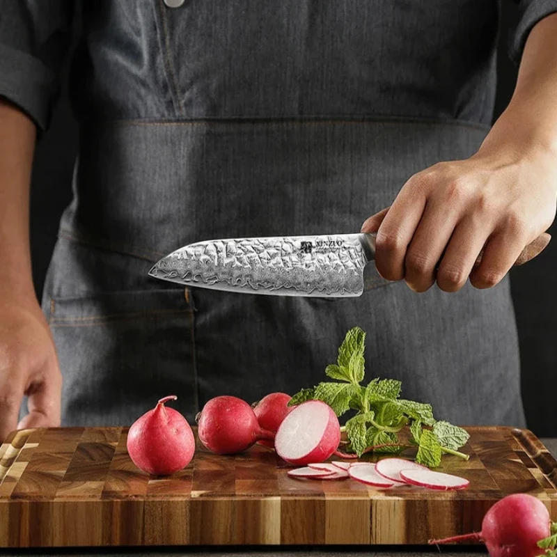 Couteau de Cuisine Japonais Lame Damas