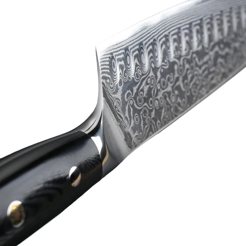Couteau Damas Santoku