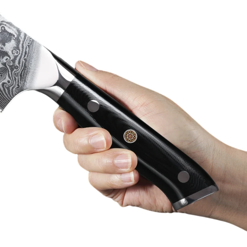 Couteau Damas Santoku