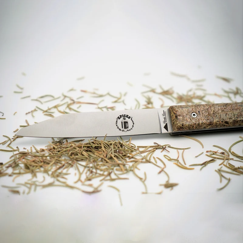 Couteau manche en herbes de Provence