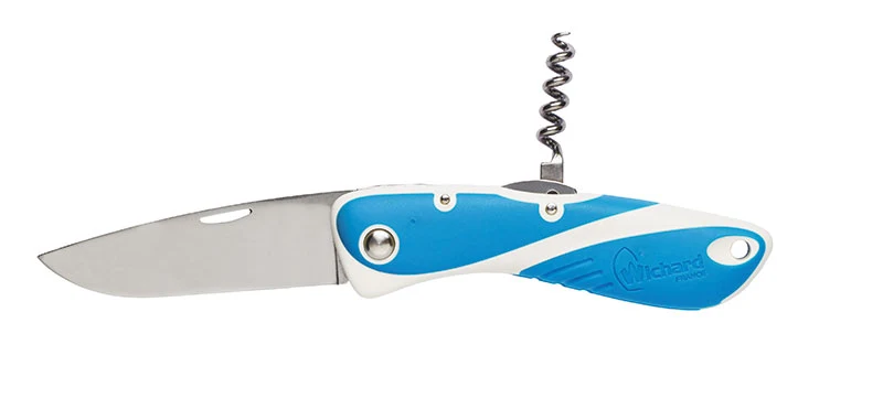 Couteau Bleu Aquaterra Lame + Tire-bouchon Wichard