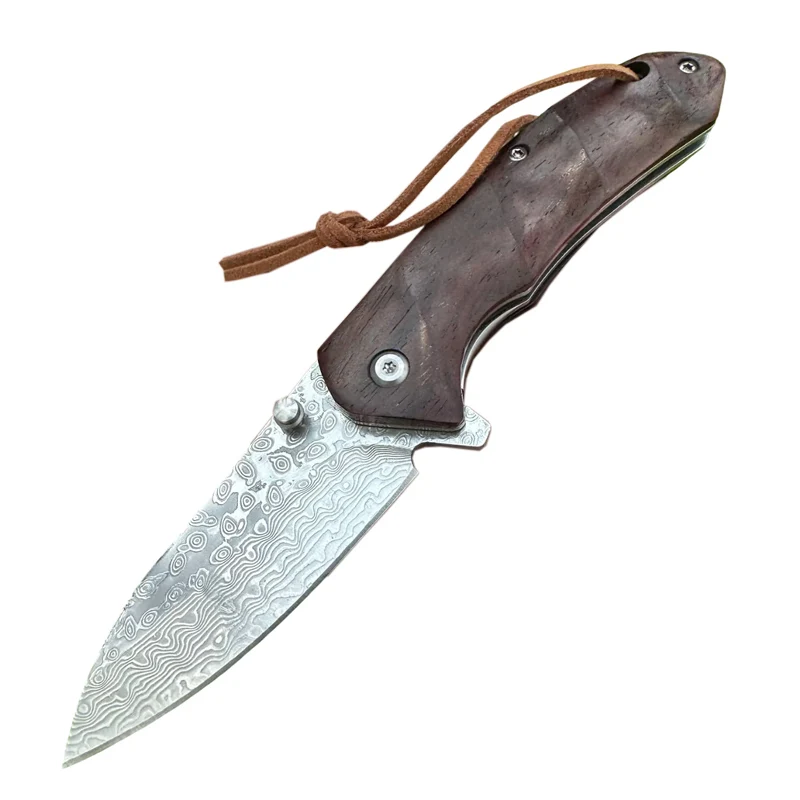 Couteau de Chasse Acier Damas