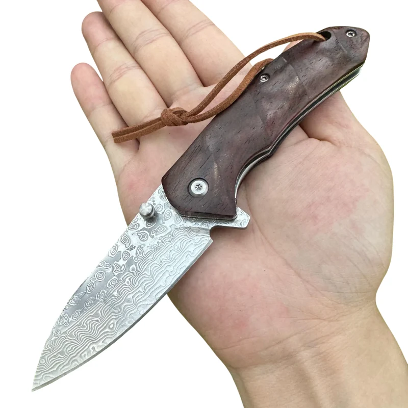 Couteau de Chasse Acier Damas