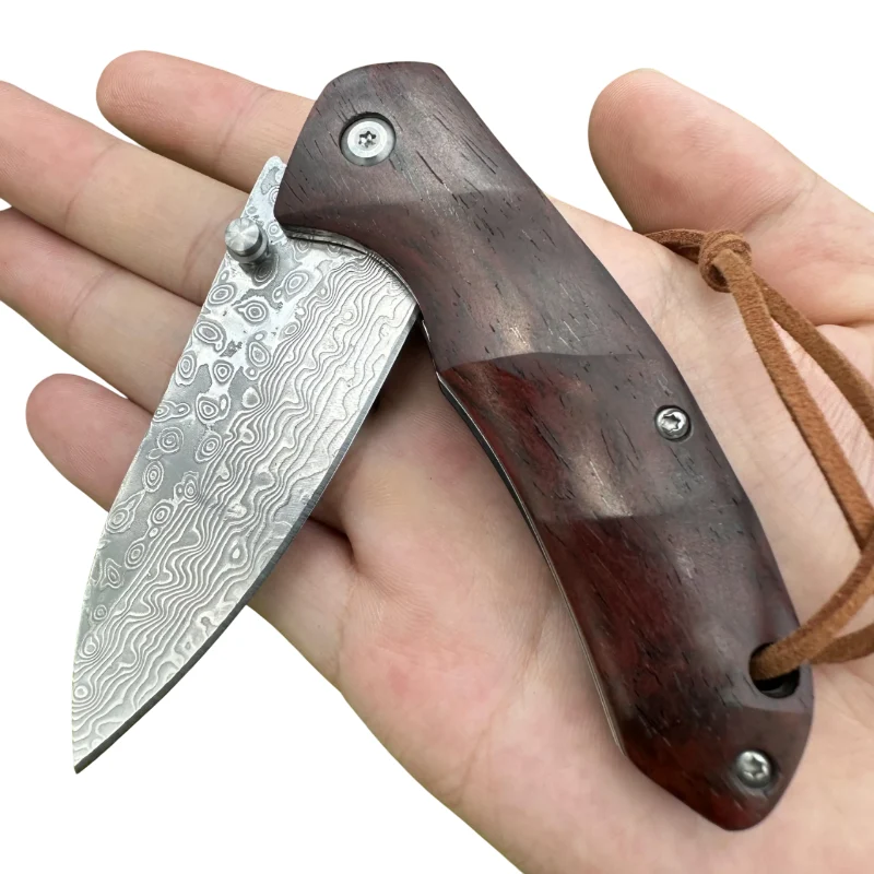 Couteau de Chasse Acier Damas