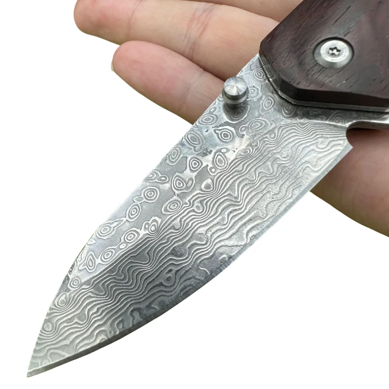 Couteau de Chasse Acier Damas
