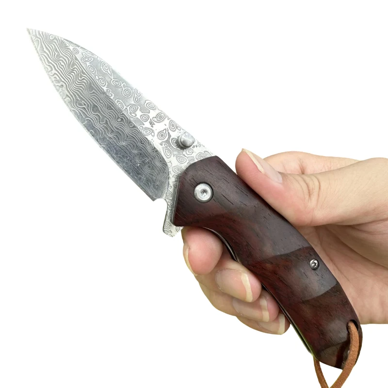 Couteau de Chasse Acier Damas