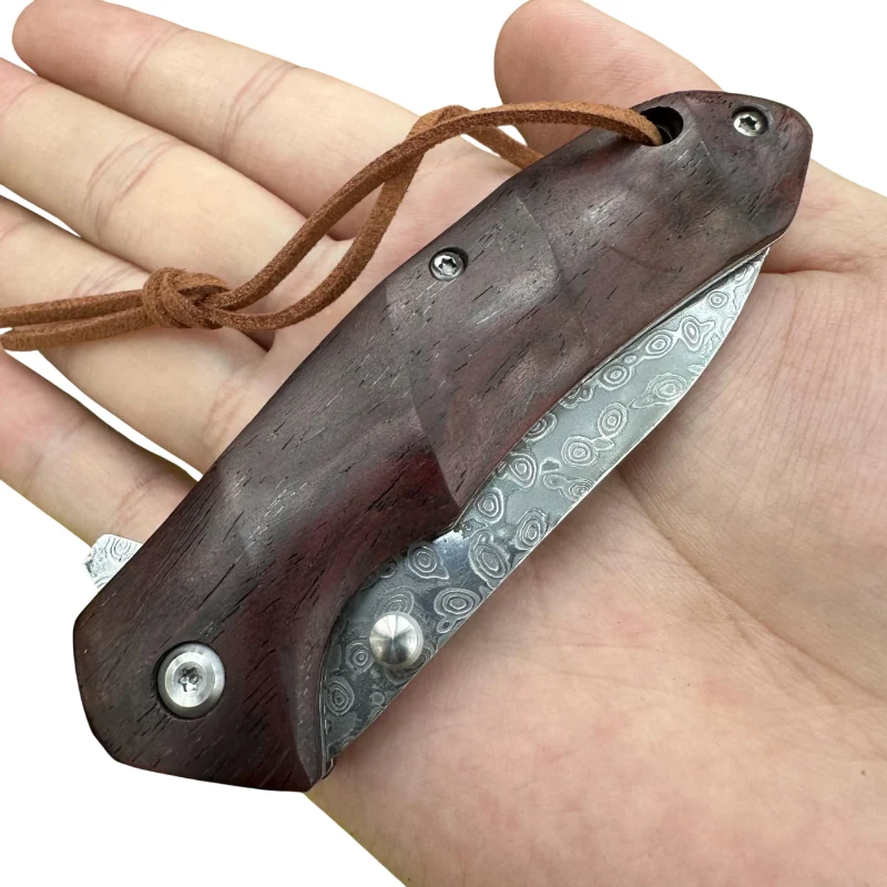 Couteau de Chasse Acier Damas