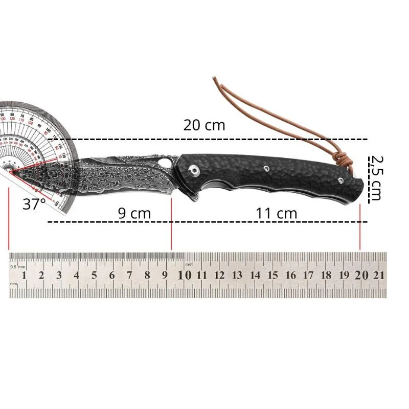 Couteau Pliant Damas Kuro