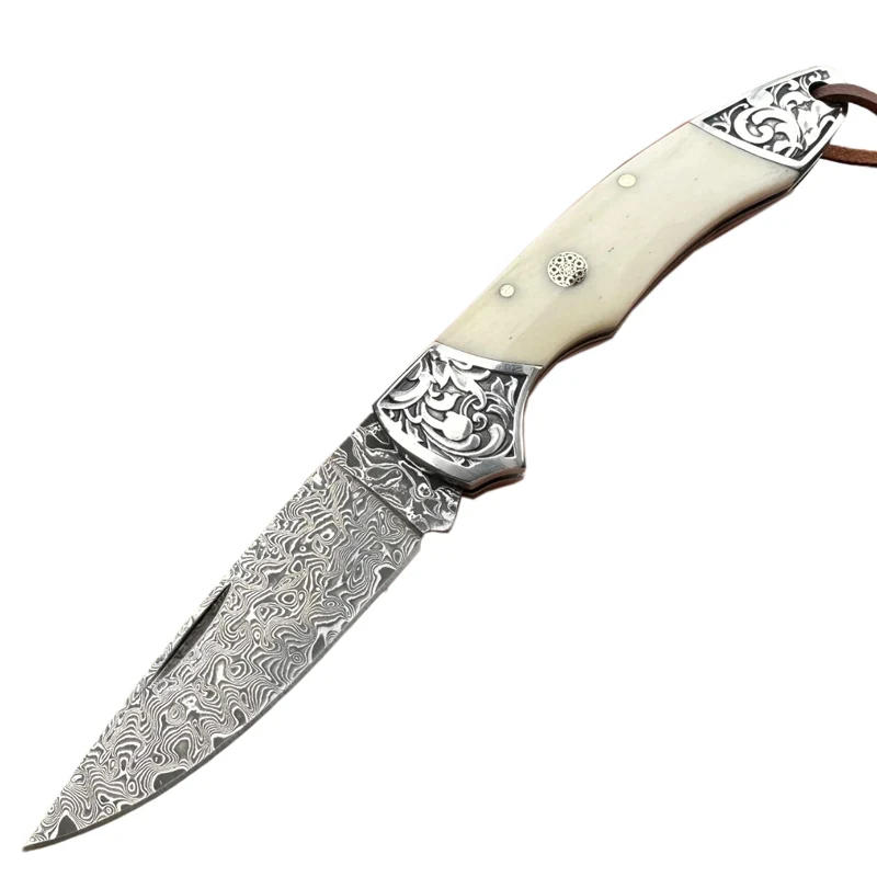 Couteau Pliant Damas Tomo
