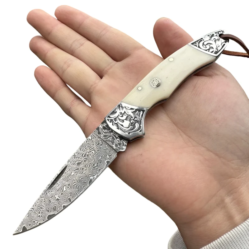 Couteau Pliant Damas Tomo