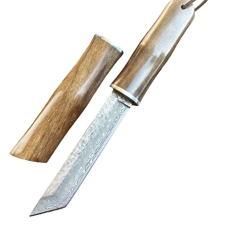 Couteau Tanto Damas en Bois