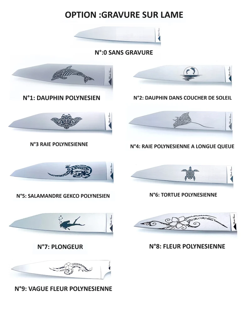 Couteau pliant La Polynésienne
