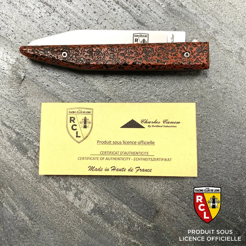 Couteau pliant RC LENS édition SANG & OR (SOUS LICENCE OFFICIELLE)