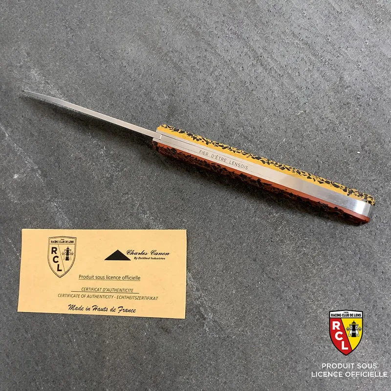 Couteau pliant RC LENS édition SANG & OR (SOUS LICENCE OFFICIELLE)
