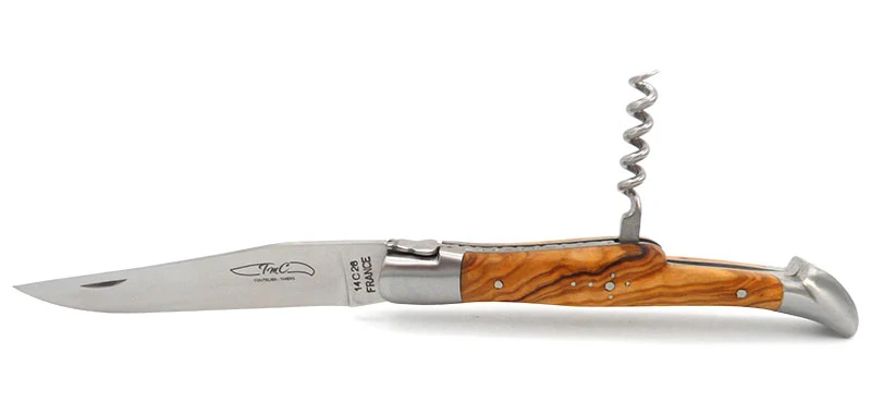 Couteau Laguiole Tire Bouchon Olivier TMC