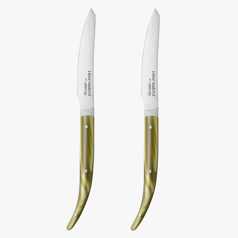 Juego 2 Pzas. Cuchillo mesa verde José Andrés