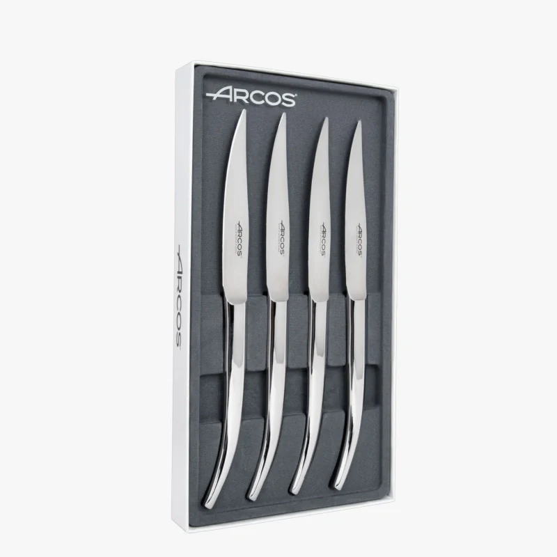 Juego 4 Pzas. Chuletero Monoblock Filo Liso