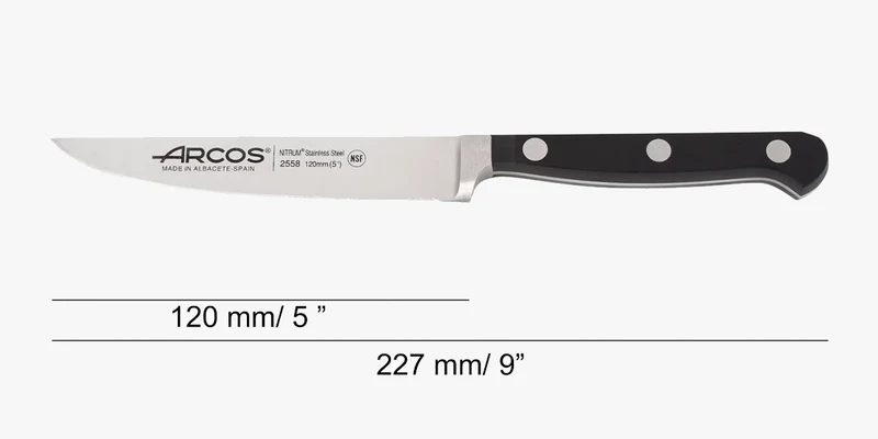 Juego 6 Pzas. Cuchillo chuletero Serie Clásica