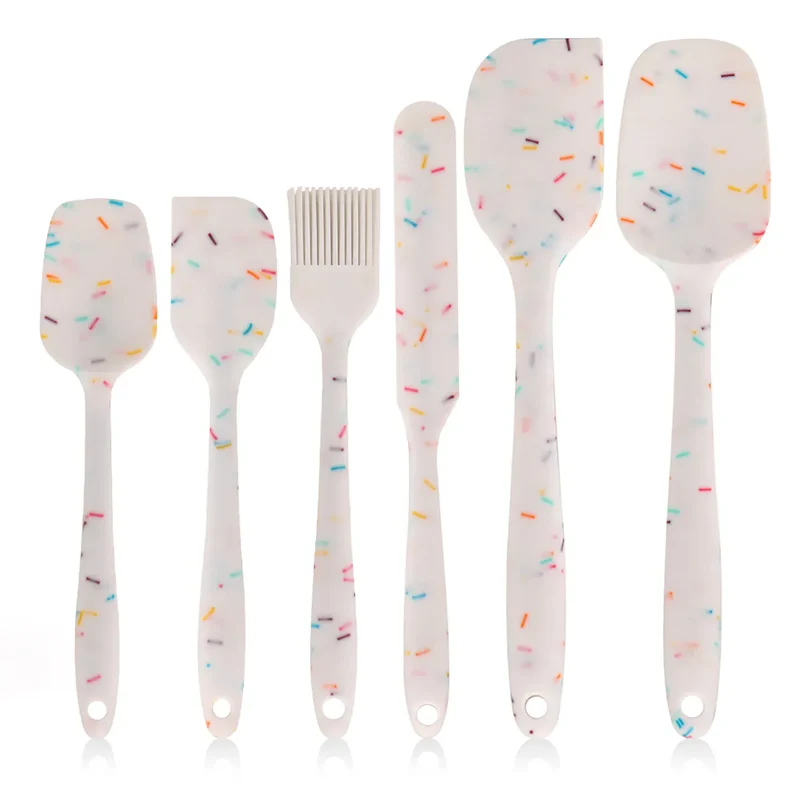 Set Ustensiles Silicone 6 pièces pour Pâtisserie | Résistants à la Chaleur