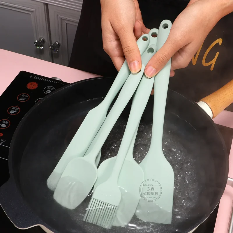 Set Ustensiles Silicone 6 pièces pour Pâtisserie | Résistants à la Chaleur