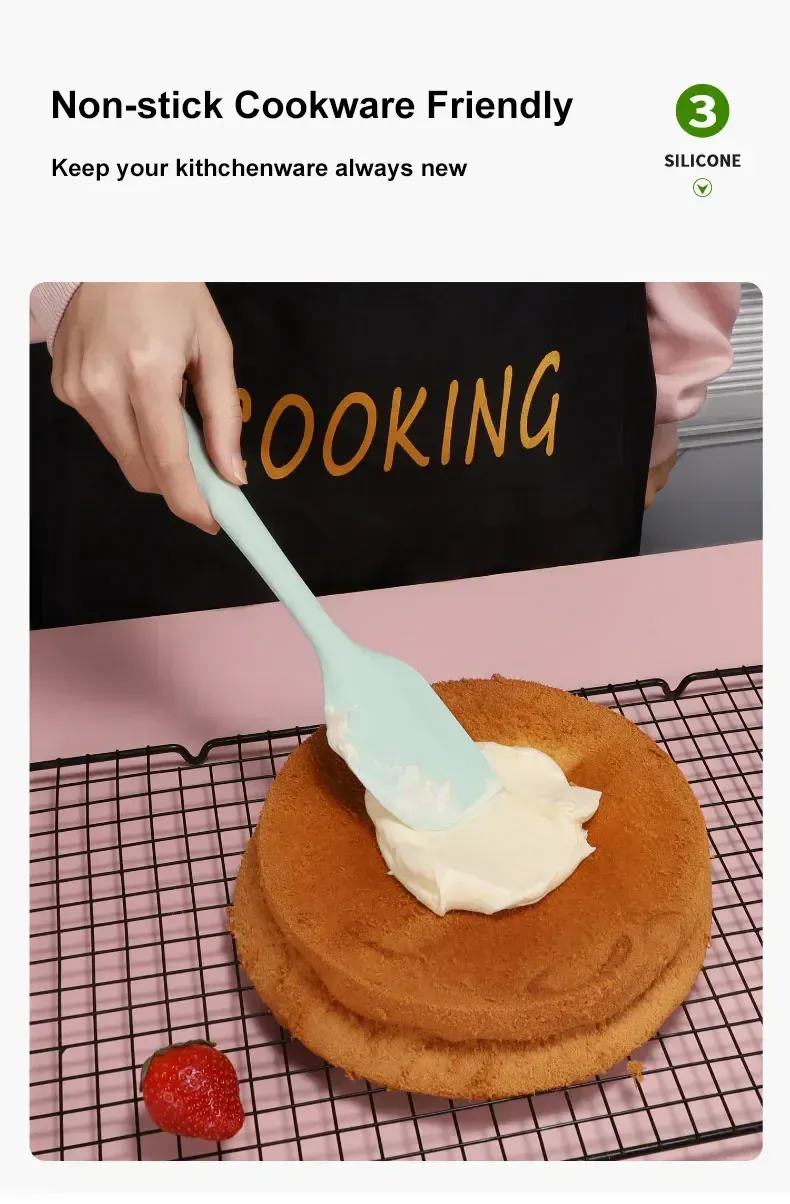 Set Ustensiles Silicone 6 pièces pour Pâtisserie | Résistants à la Chaleur