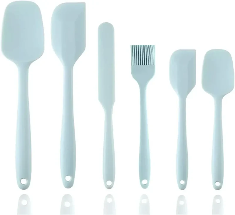 Set Ustensiles Silicone 6 pièces pour Pâtisserie | Résistants à la Chaleur