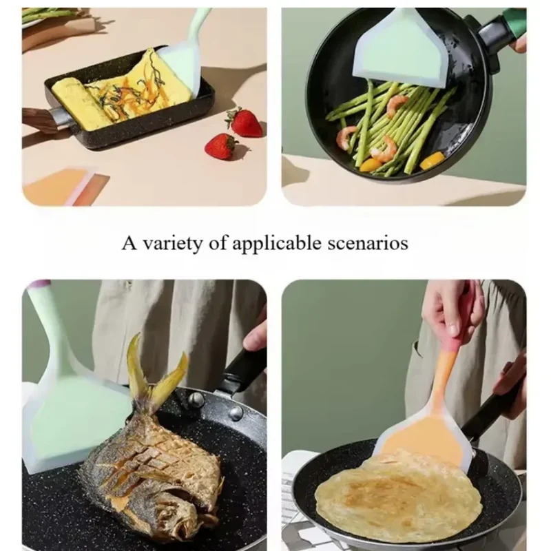 Spatule Silicone 6 Pieces Résistantes à la Chaleur pour Cuisson