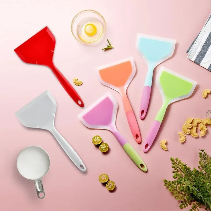 Spatule Silicone 6 Pieces Résistantes à la Chaleur pour Cuisson