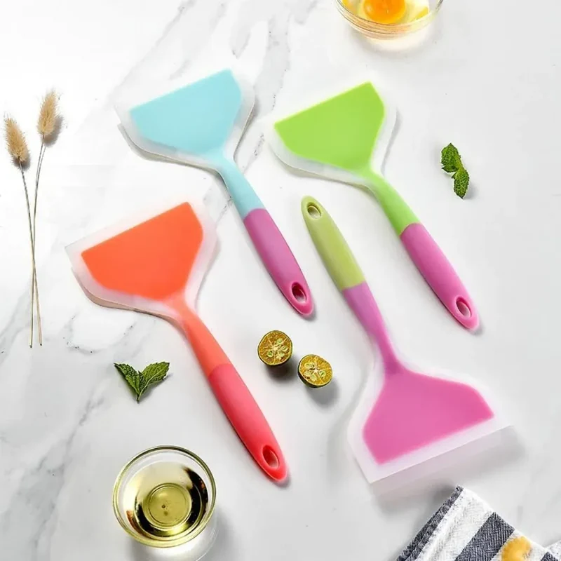 Spatule Silicone 6 Pieces Résistantes à la Chaleur pour Cuisson