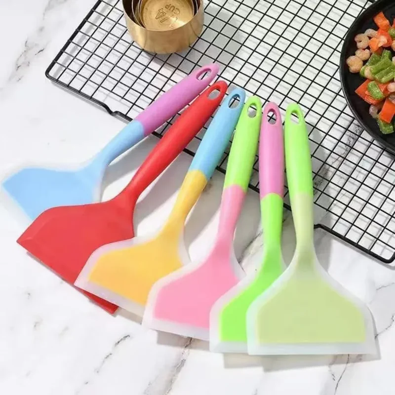 Spatule Silicone 6 Pieces Résistantes à la Chaleur pour Cuisson