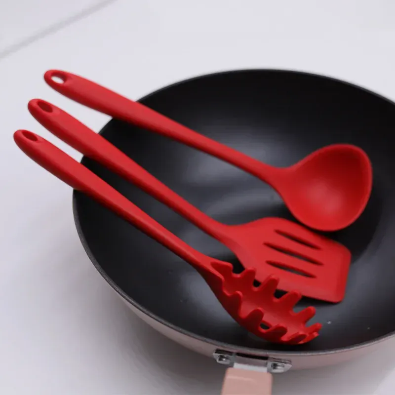 Set Ustensiles Silicone 10 pièces | Non-adhérent et résistant à la chaleur