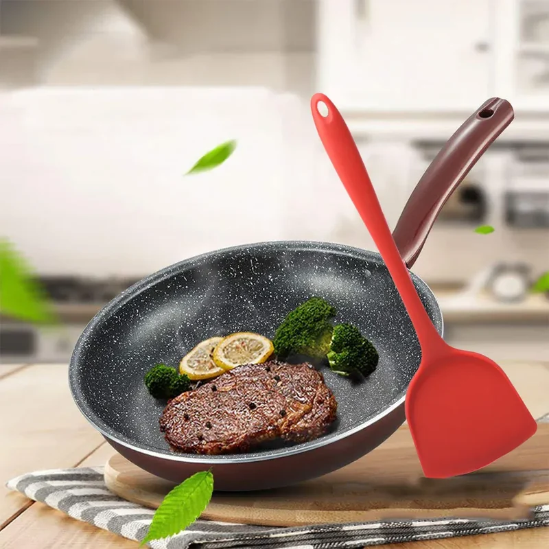 2 Spatules Silicone Résistantes à la Chaleur pour Cuisson