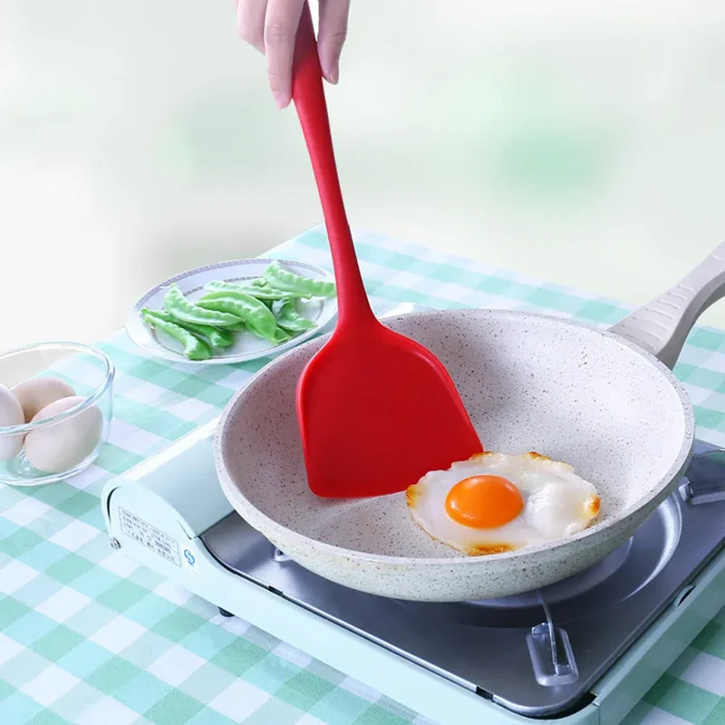 2 Spatules Silicone Résistantes à la Chaleur pour Cuisson