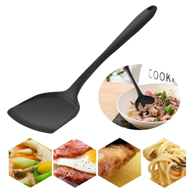 2 Spatules Silicone Résistantes à la Chaleur pour Cuisson
