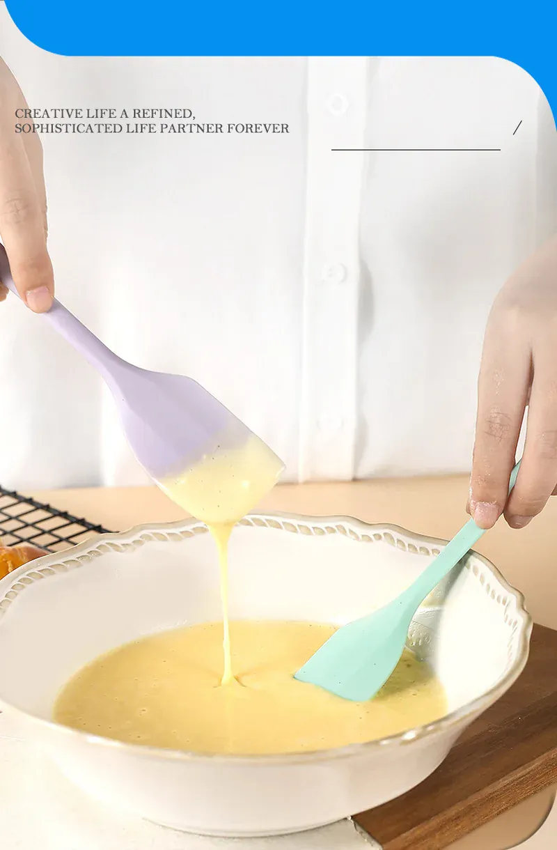 Spatule Silicone Résistante à la Chaleur pour Pâtisserie 5 pièces
