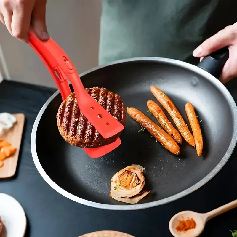 Spatule Silicone Anti-adhésive 4 pièces pour Barbecue et Cuisine