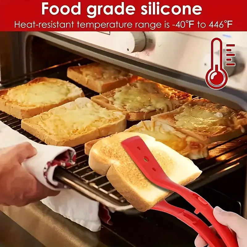 Spatule Silicone Anti-adhésive 4 pièces pour Barbecue et Cuisine