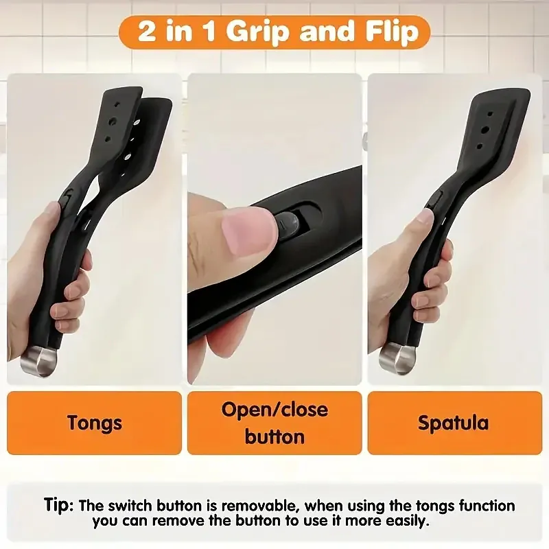 Spatule Silicone Anti-adhésive 4 pièces pour Barbecue et Cuisine