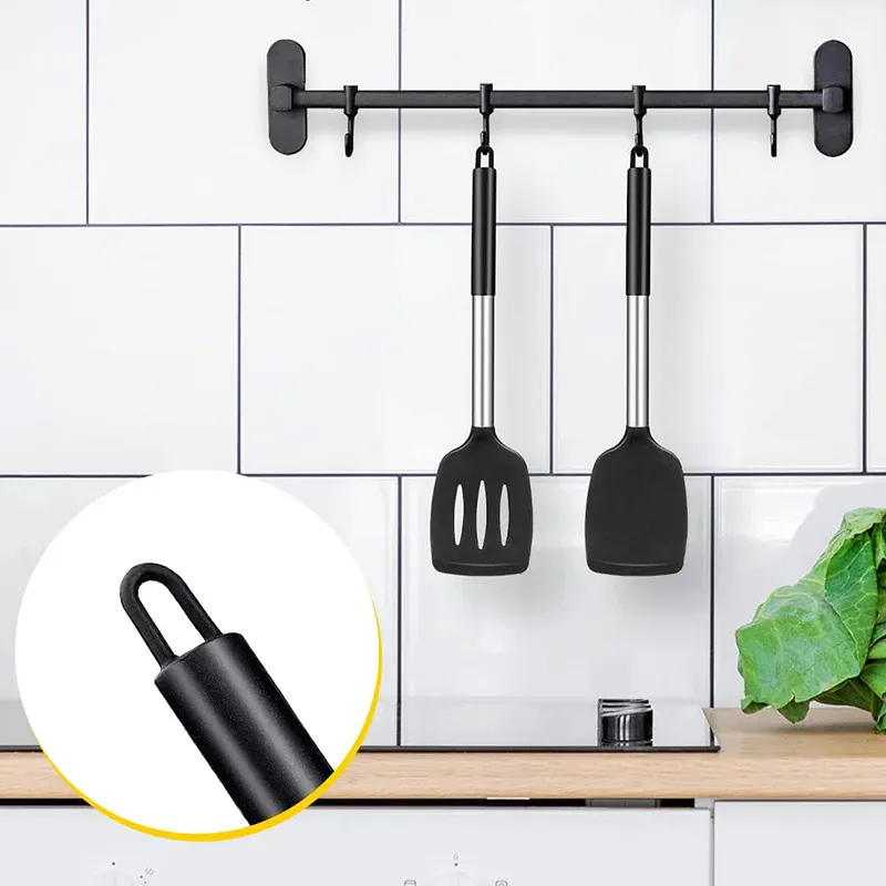 Set Spatules Silicone 1/2 pièces Résistantes à la Chaleur pour Cuisine