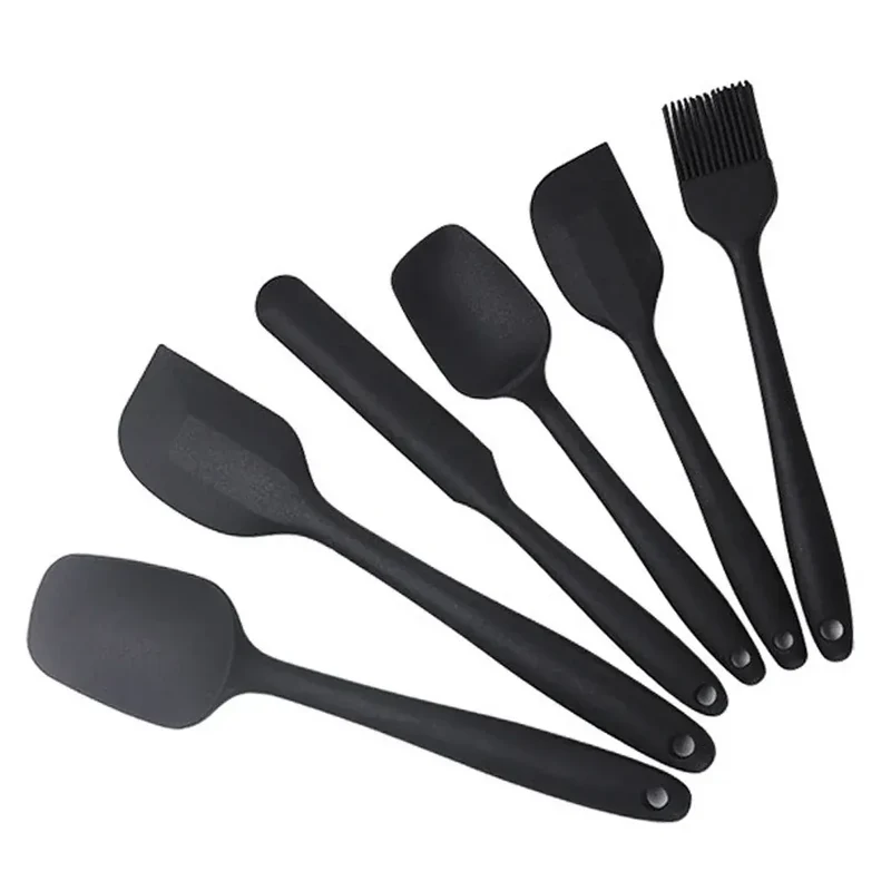 Set Spatules Silicone 6 Pieces | Résistantes à la Chaleur et Antiadhésives