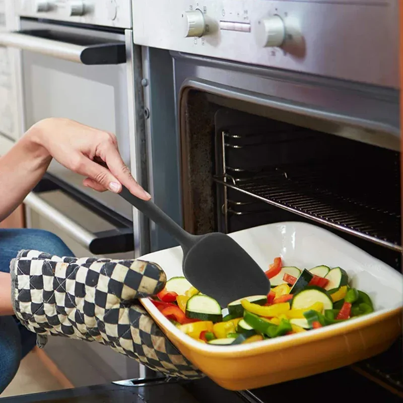 Set Spatules Silicone 6 Pieces | Résistantes à la Chaleur et Antiadhésives