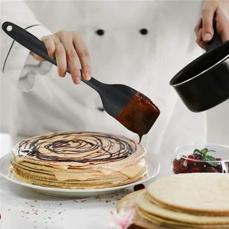 Set Spatules Silicone 6 Pieces | Résistantes à la Chaleur et Antiadhésives